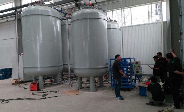 ZJB3高效真空濾油機網為電氣（邳州）有限公司使用現場